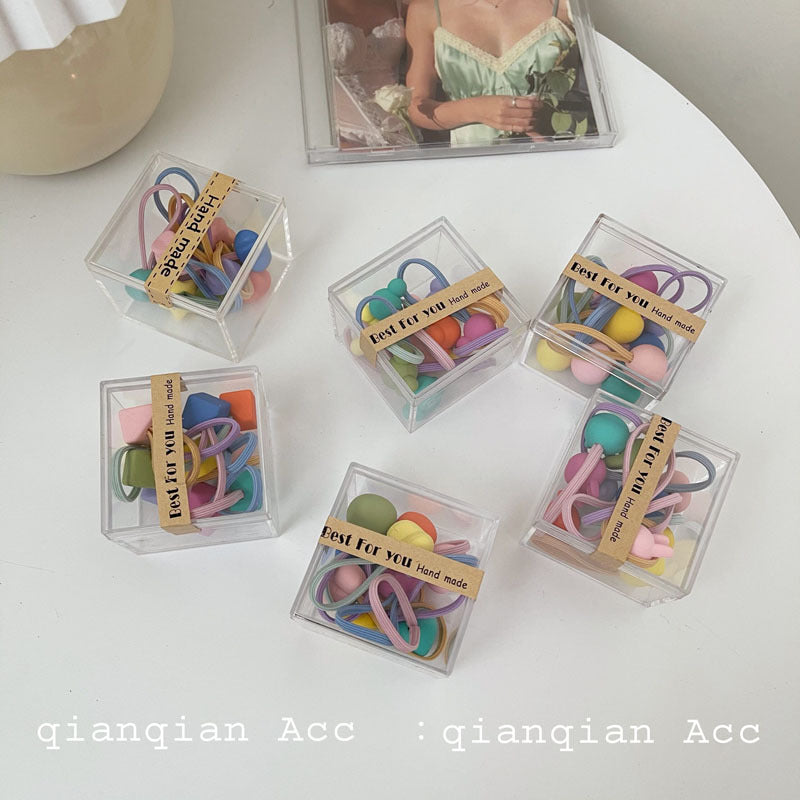 繽紛簡約髮圈－商品主圖｜https://igowo.tw/