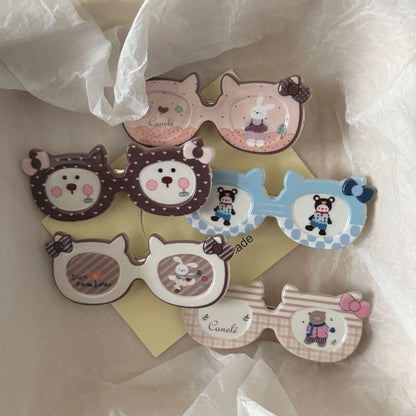 棕色小熊髮夾－商品主圖｜https://igowo.tw/