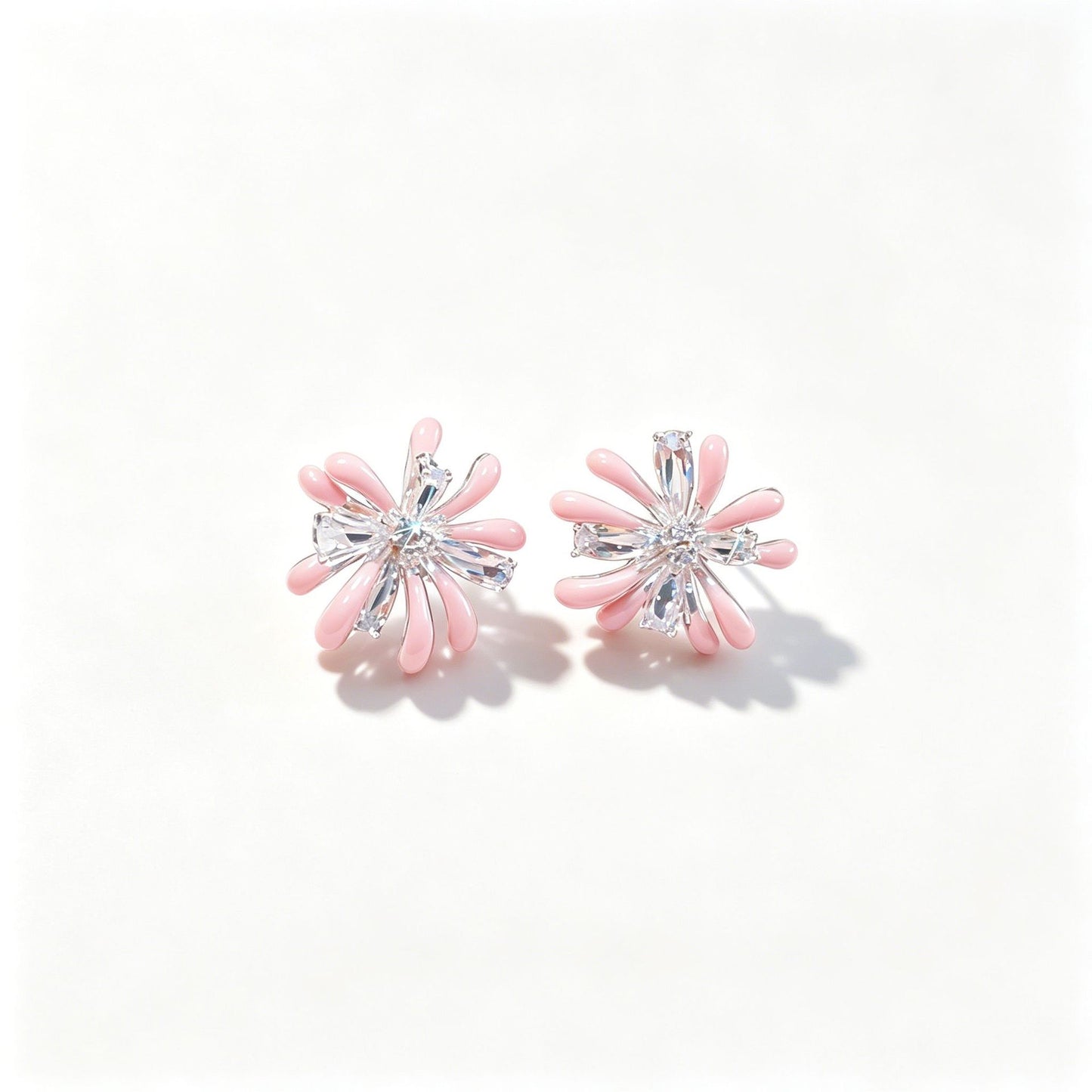 鋯石煙花耳釘