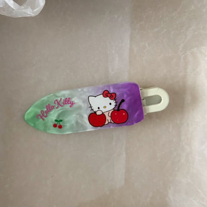 壓克力貓咪水果髮夾