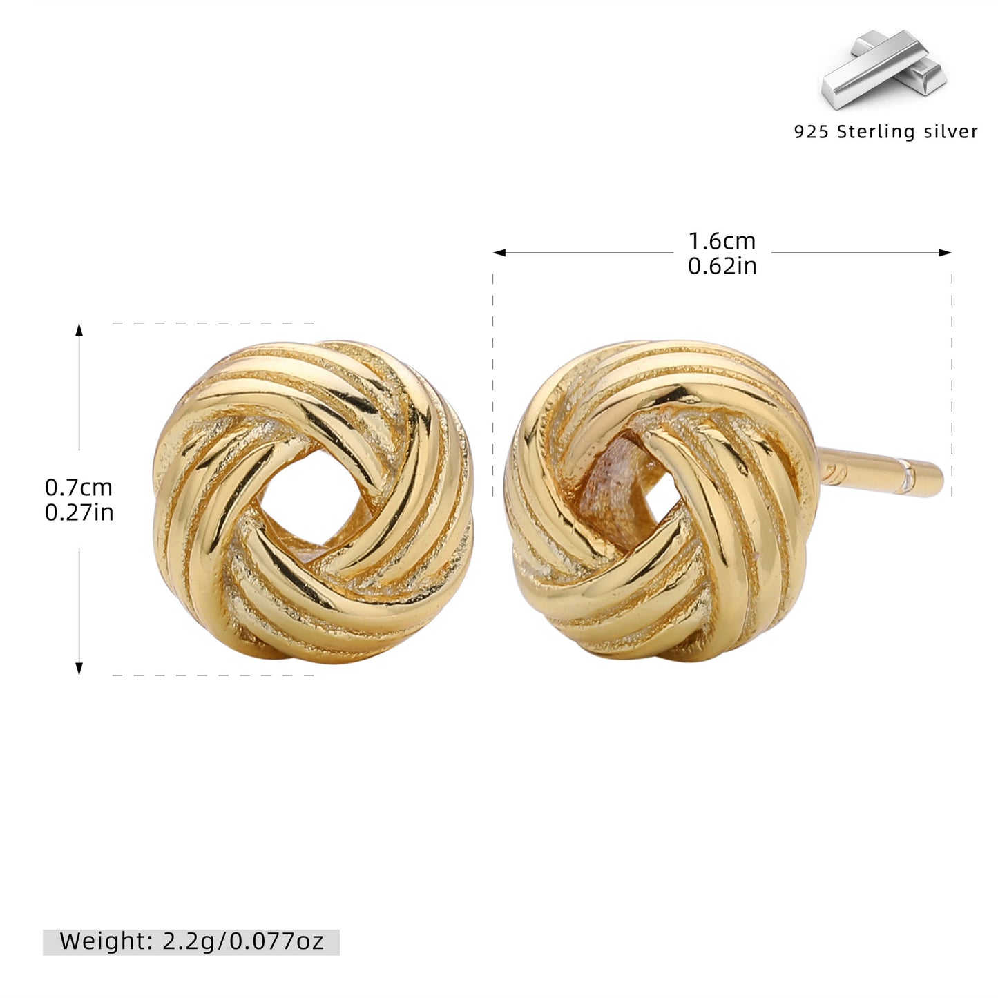 S925 新款耳釘時尚個性纏繞藤球耳釘輕奢百搭小眾設計飾品