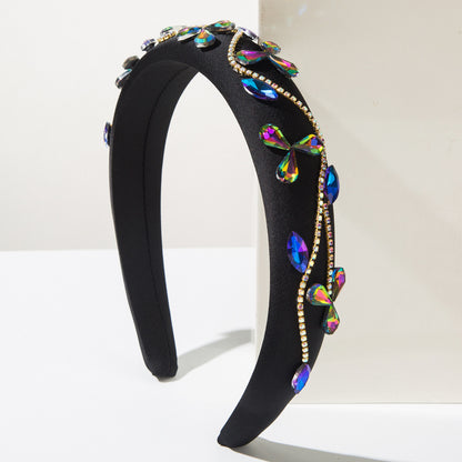 古巴鍊鏈條鑲鑽髮箍