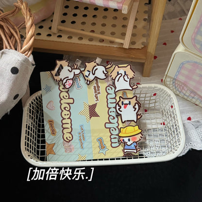 棕色貓咪髮夾－吐舌頭髮夾款細節2｜https://igowo.tw/