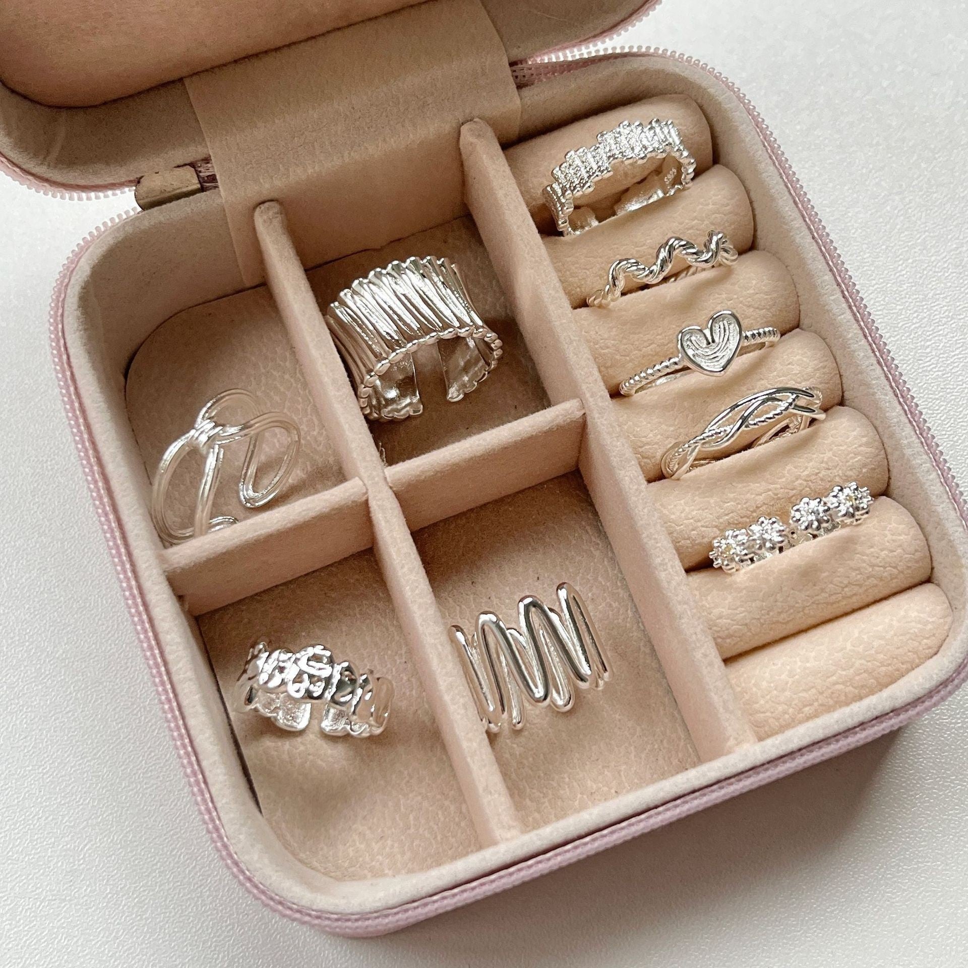 不規則可調式簡約戒指－商品主圖｜https://igowo.tw/