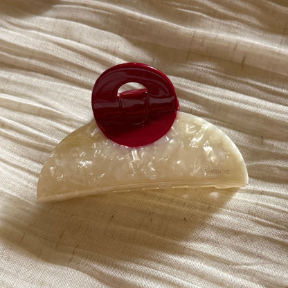 撞色簡約鯊魚夾