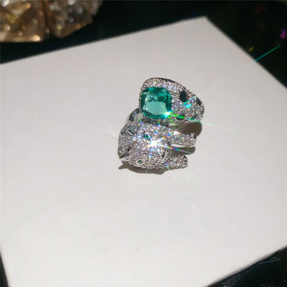金色鋯石電鍍耳釘
