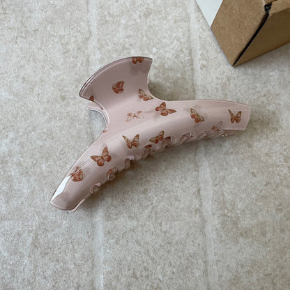 棕色蝴蝶鯊魚夾