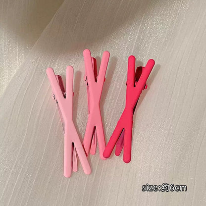 粉色蝴蝶結髮夾－細節特寫10｜https://igowo.tw/