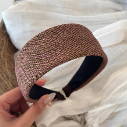 布面編織復古髮箍