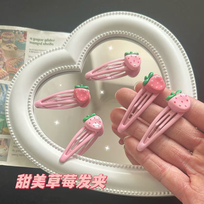 草莓簡約髮夾－商品主圖｜https://igowo.tw/