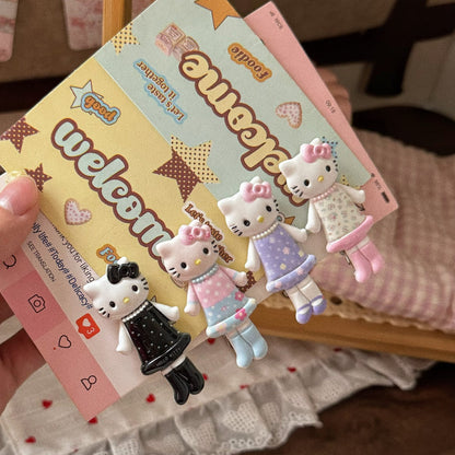 繽紛貓咪卡通髮夾－商品主圖｜https://igowo.tw/