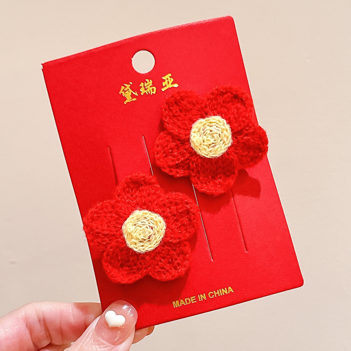 絨面蝴蝶結復古髮夾－細節特寫14｜https://igowo.tw/