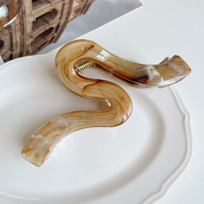 幾何簡約鯊魚夾