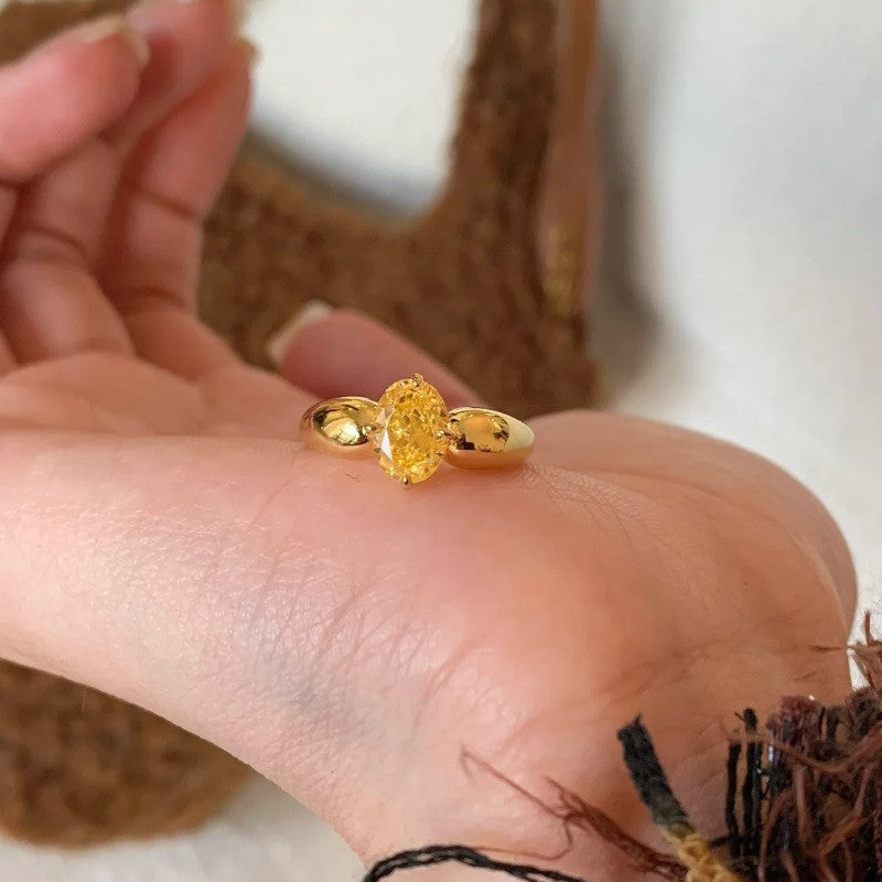 沙金蝴蝶戒指