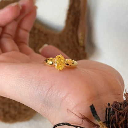 沙金蝴蝶戒指