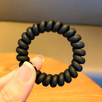 棕色簡約髮圈
