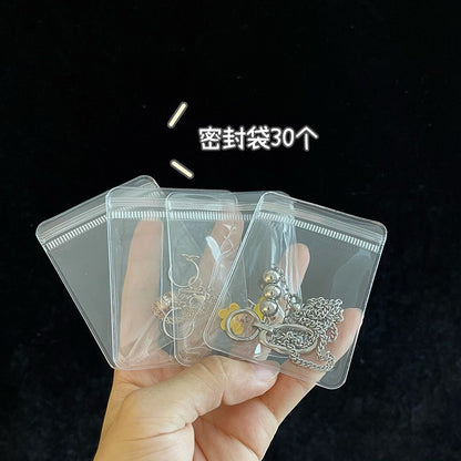 透明簡約耳環