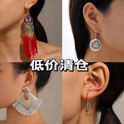鋯石愛心耳環－商品主圖｜https://igowo.tw/