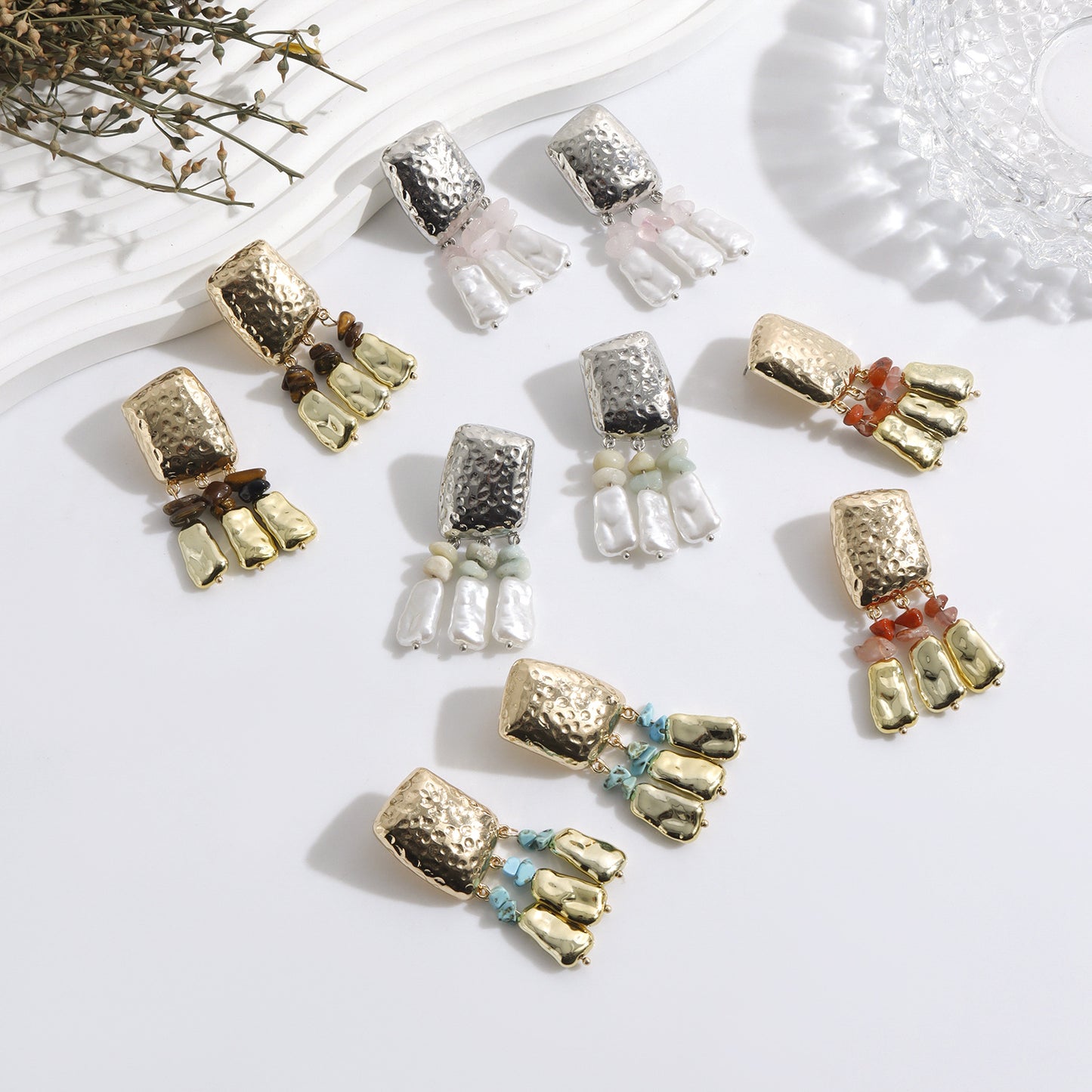 彩色金屬耳釘－商品主圖｜https://igowo.tw/