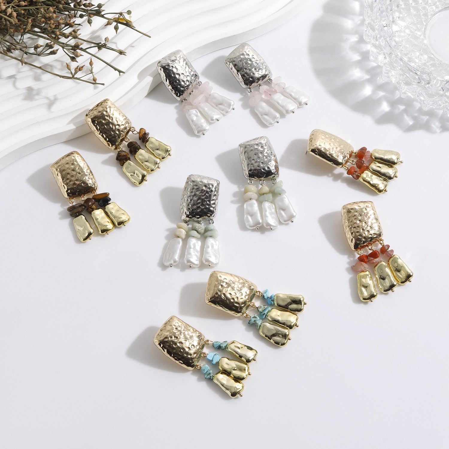 彩色金屬耳釘－商品主圖｜https://igowo.tw/