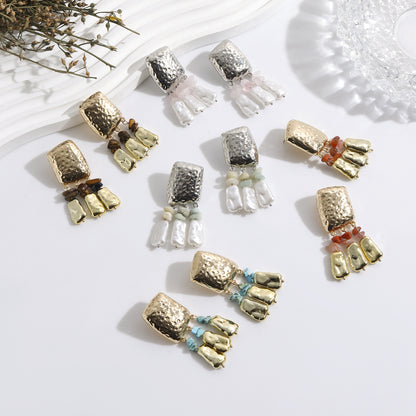 彩色金屬耳釘－商品主圖｜https://igowo.tw/