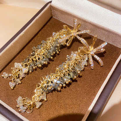 珍珠蝴蝶結復古耳環－細節特寫34｜https://igowo.tw/