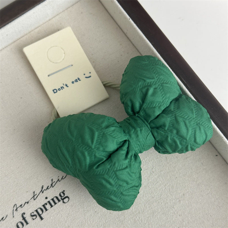 蝴蝶結簡約髮夾－細節特寫6｜https://igowo.tw/