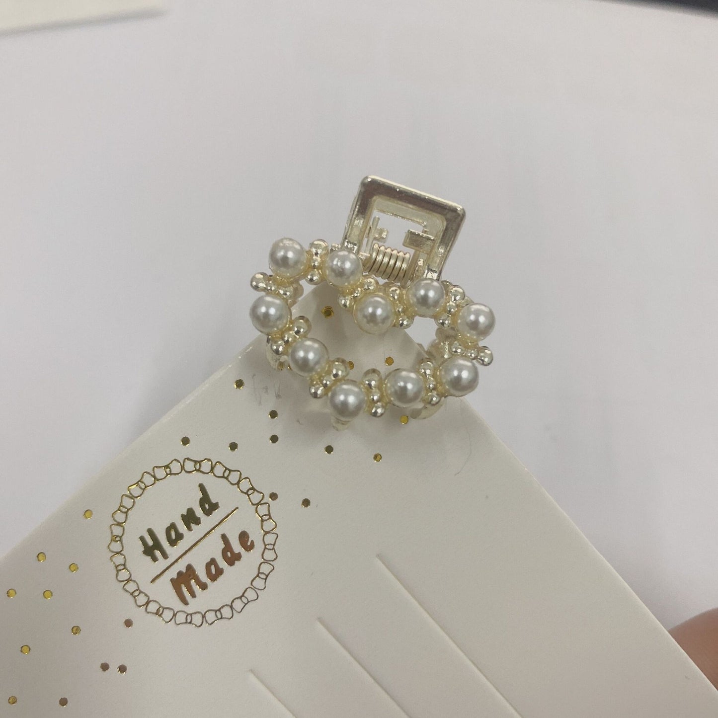 珍珠簡約髮夾