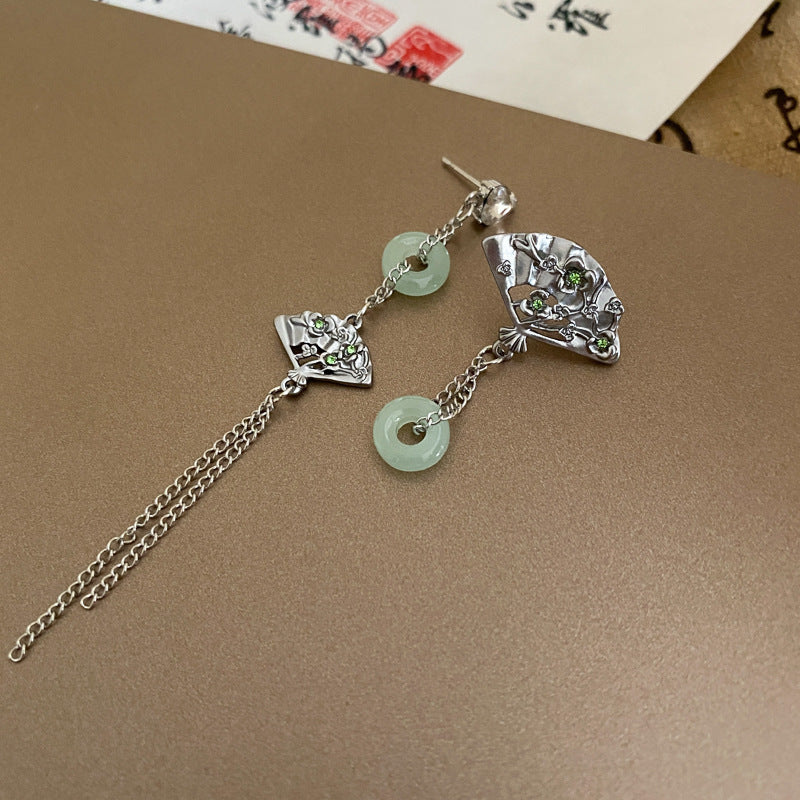 竹節流蘇復古耳環－細節特寫14｜https://igowo.tw/