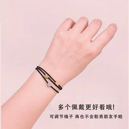 彩色愛心兩用簡約髮圈－紅色 1條款細節1｜https://igowo.tw/