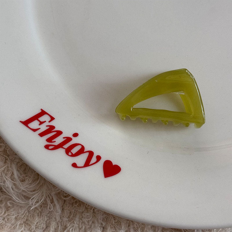 繽紛三角形鯊魚夾