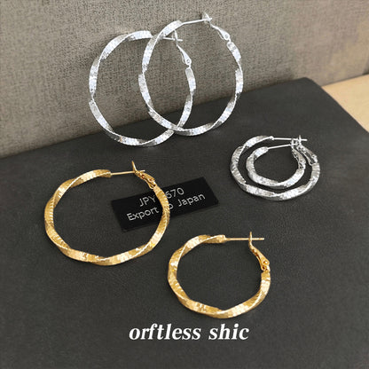 圓圈簡約耳環－商品主圖｜https://igowo.tw/