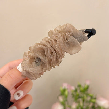 網紗簡約髮夾
