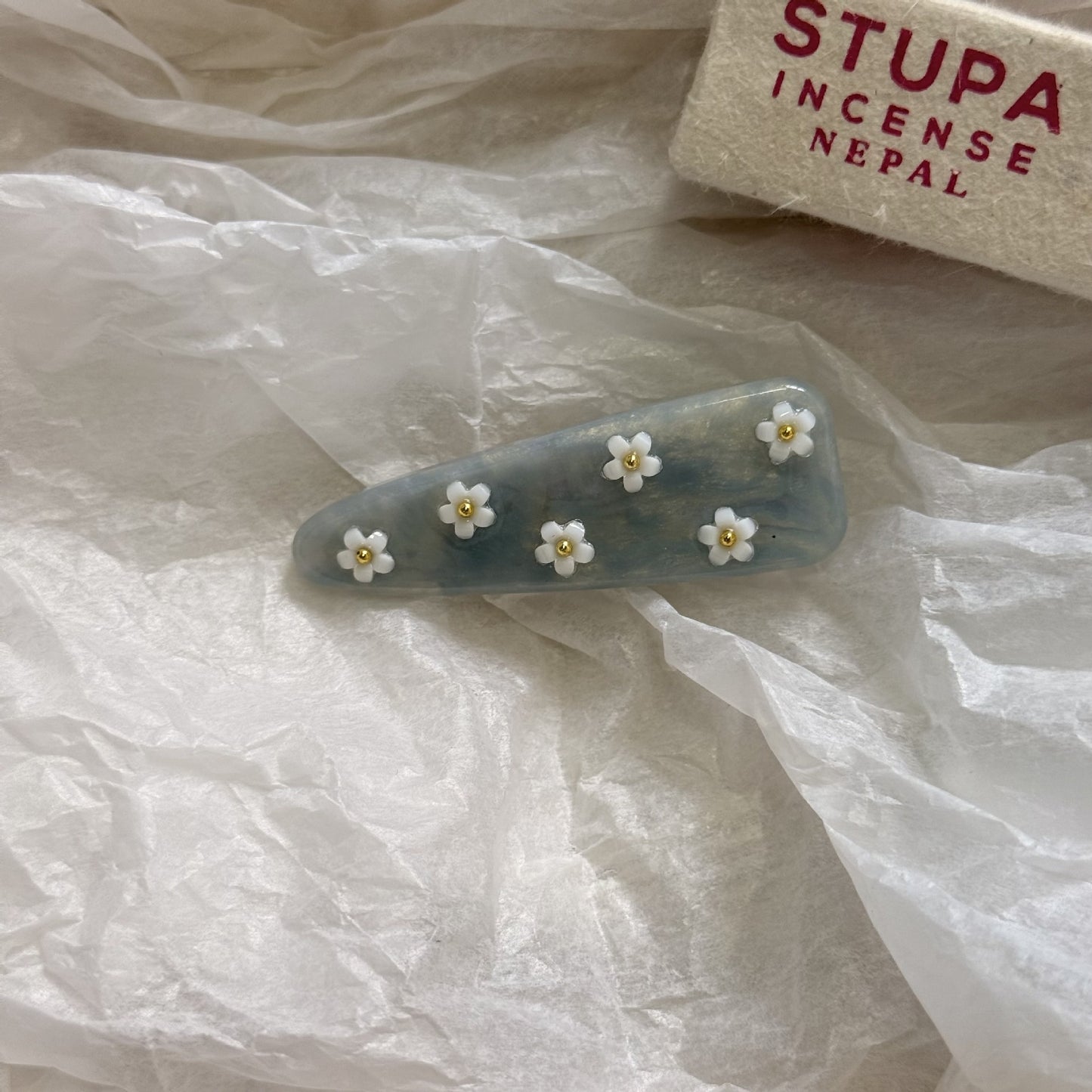 醋酸板材花朵髮夾