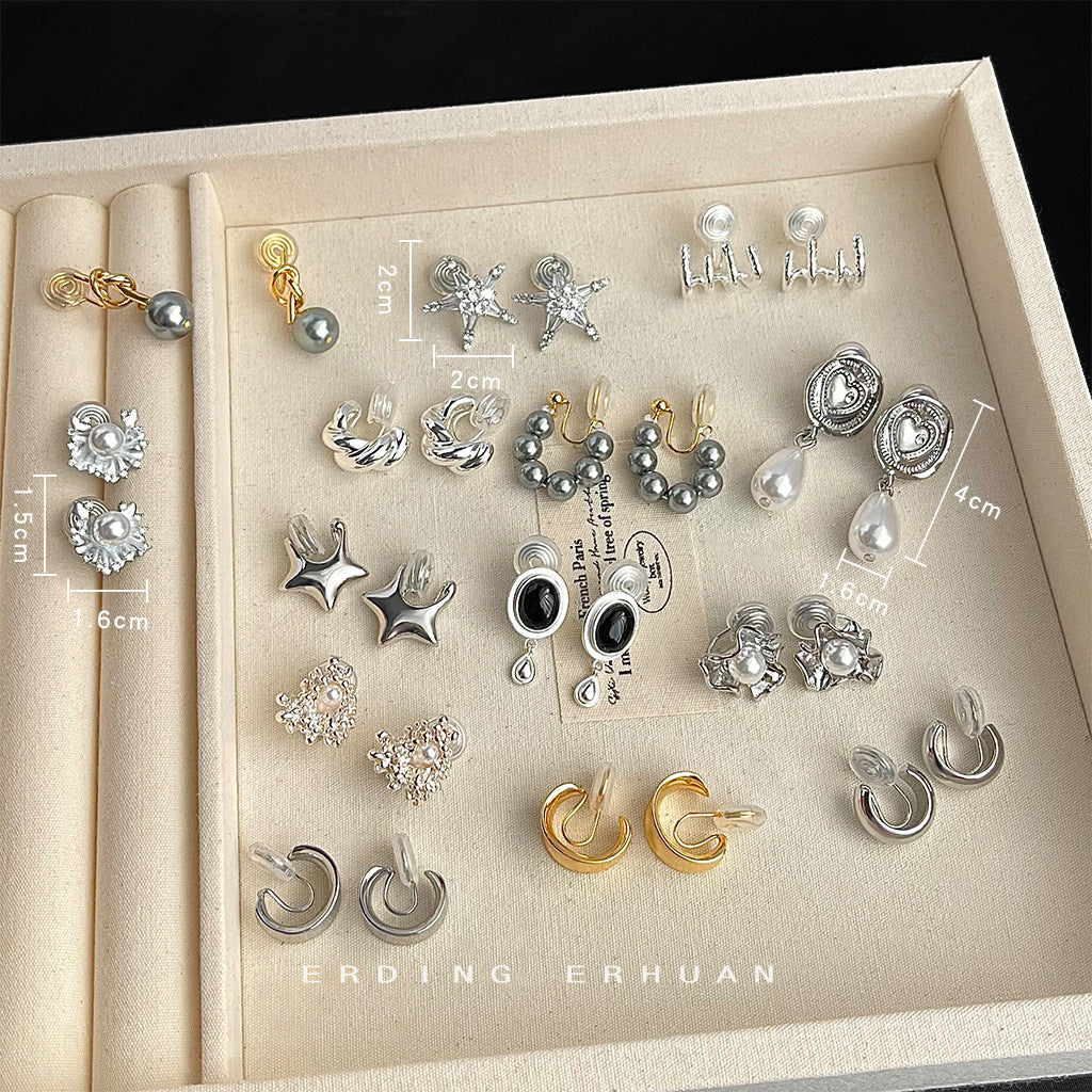 金色電鍍耳夾－商品主圖｜https://igowo.tw/