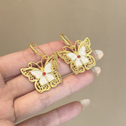 金色銀針復古簡約飾品－1-金色葡萄款細節｜https://igowo.tw/