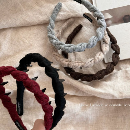 扭紋纏繞髮箍－商品主圖｜https://igowo.tw/