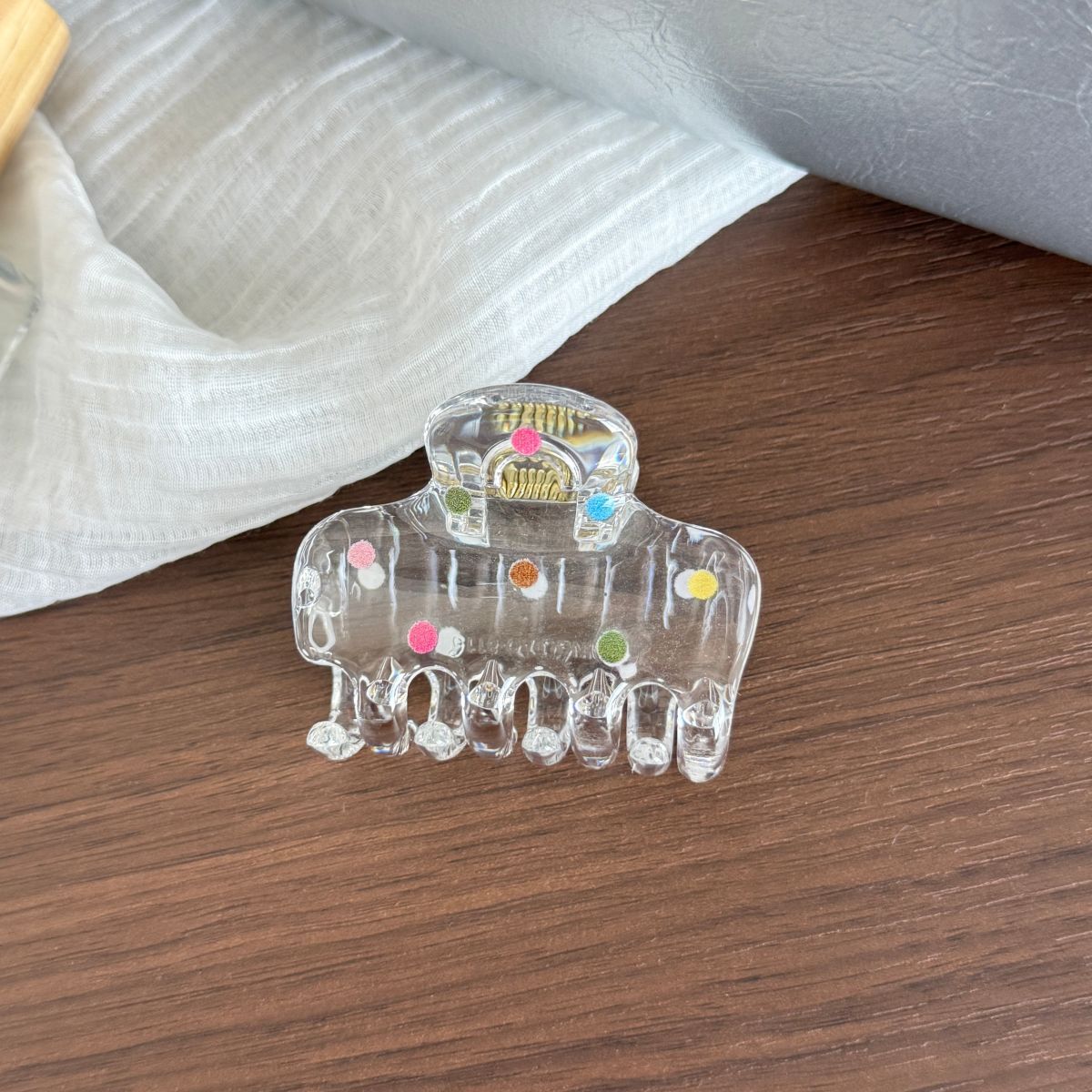 透明簡約髮夾