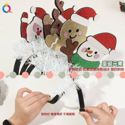 小鹿聖誕髮箍－第二視角實拍｜https://igowo.tw/