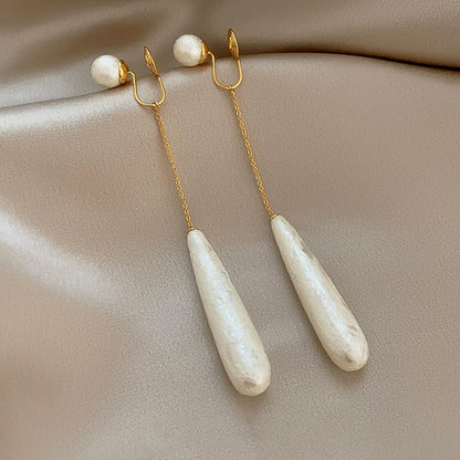 琺瑯愛心免耳洞耳夾－細節特寫103｜https://igowo.tw/