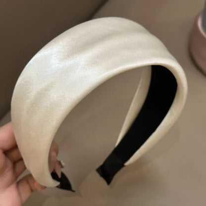 紫色寬版誇張髮箍