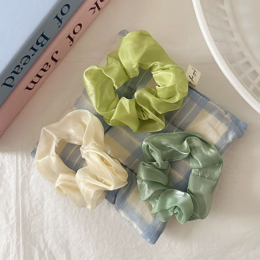 網紗大腸圈簡約髮圈－商品主圖｜https://igowo.tw/