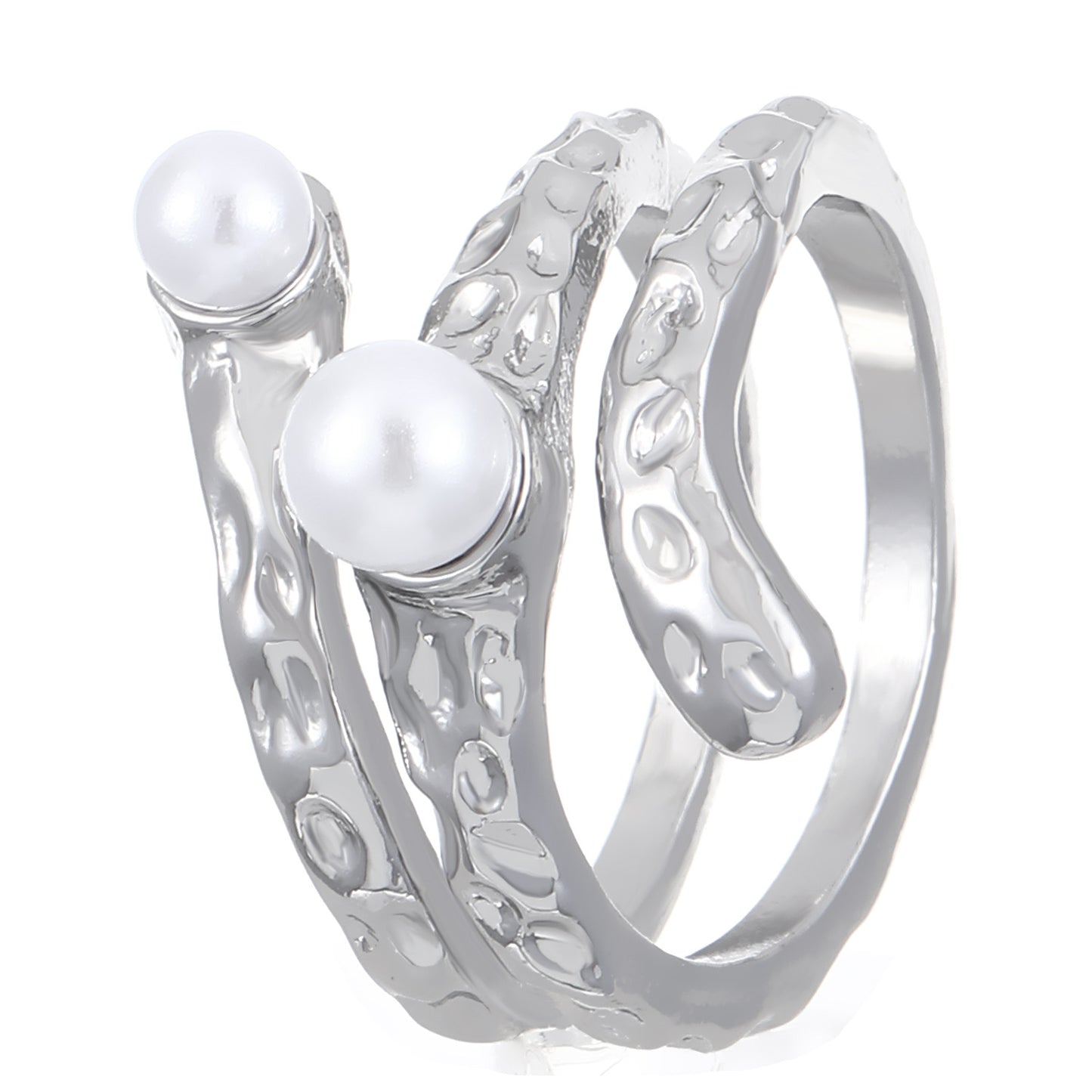 月光石鏈條流蘇戒指