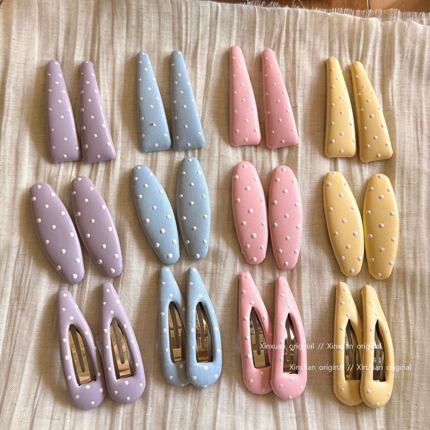 繽紛波點髮夾－商品主圖｜https://igowo.tw/