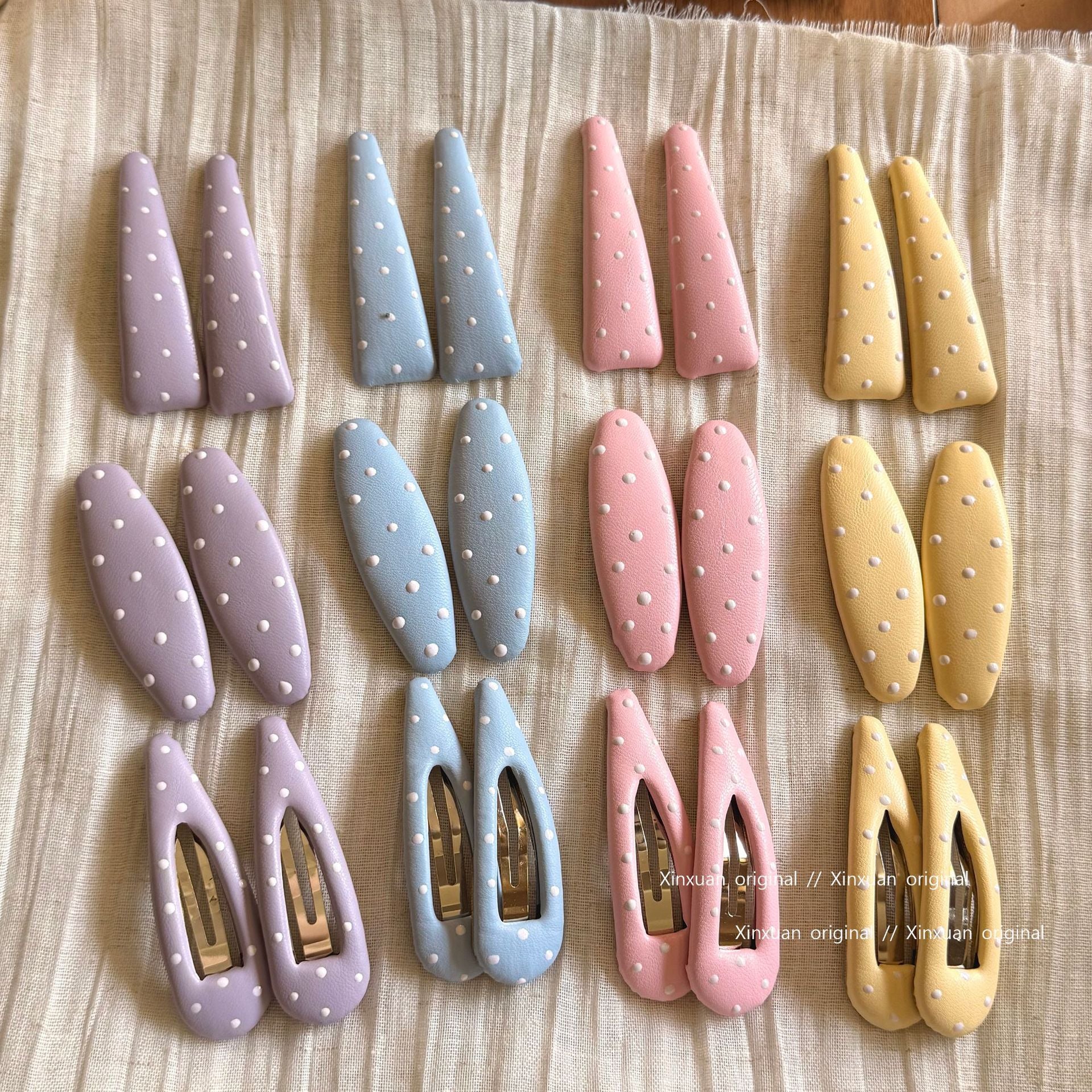 繽紛波點髮夾－商品主圖｜https://igowo.tw/