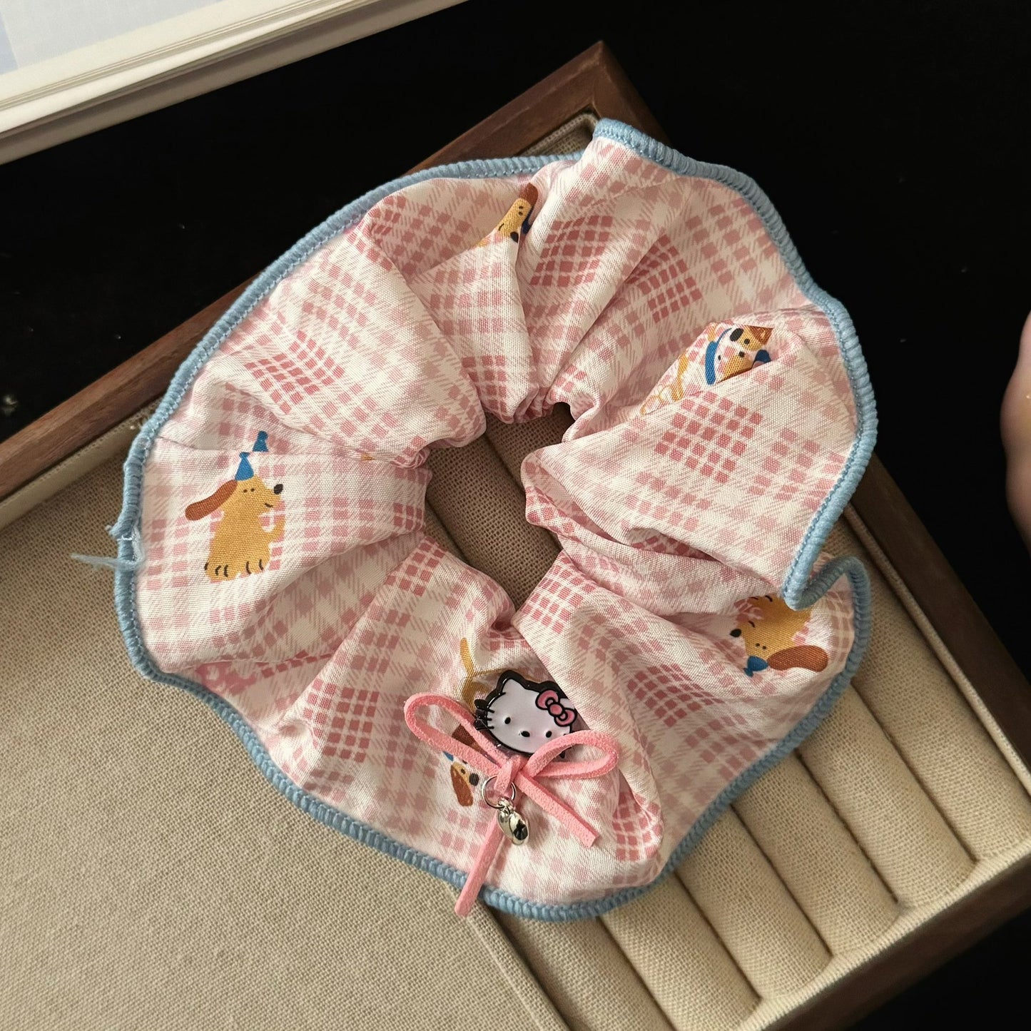 貓咪領結髮圈