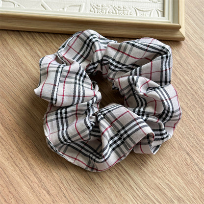 格紋復古髮箍