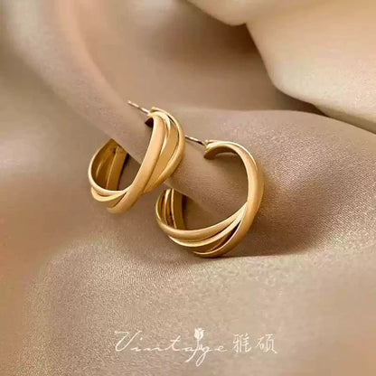 金屬復古耳釘－細節特寫44｜https://igowo.tw/