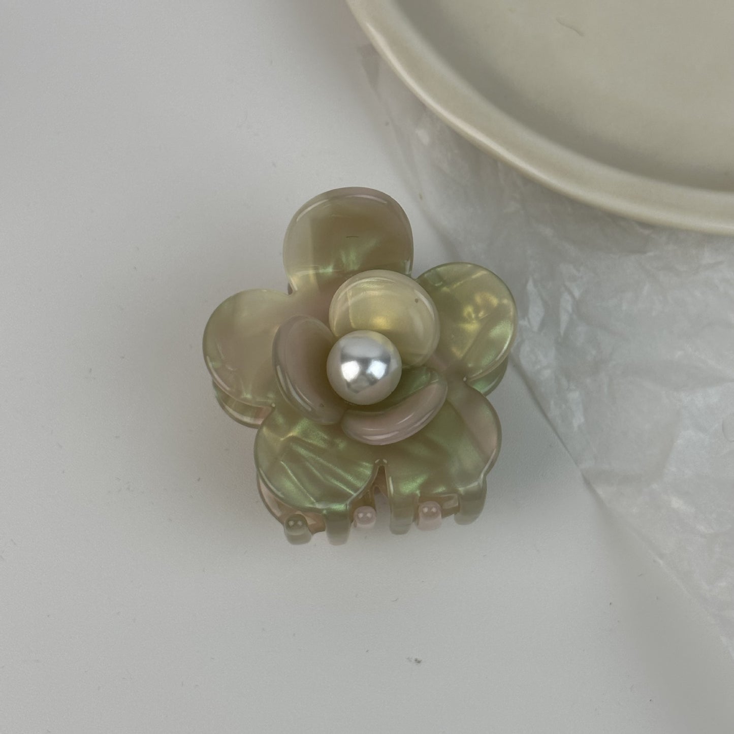 醋酸板材花朵鯊魚夾