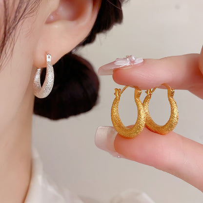 金屬磨砂復古耳扣－商品主圖｜https://igowo.tw/